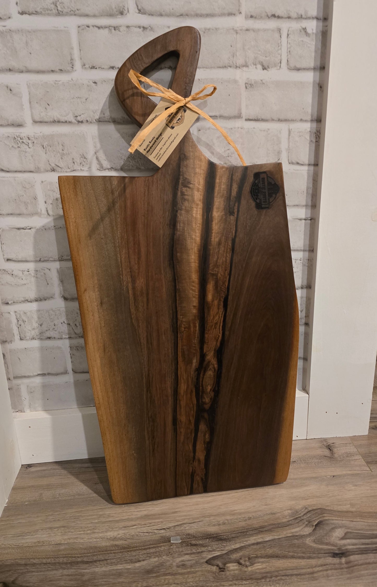 Black Walnut With Dark Epoxy Accents